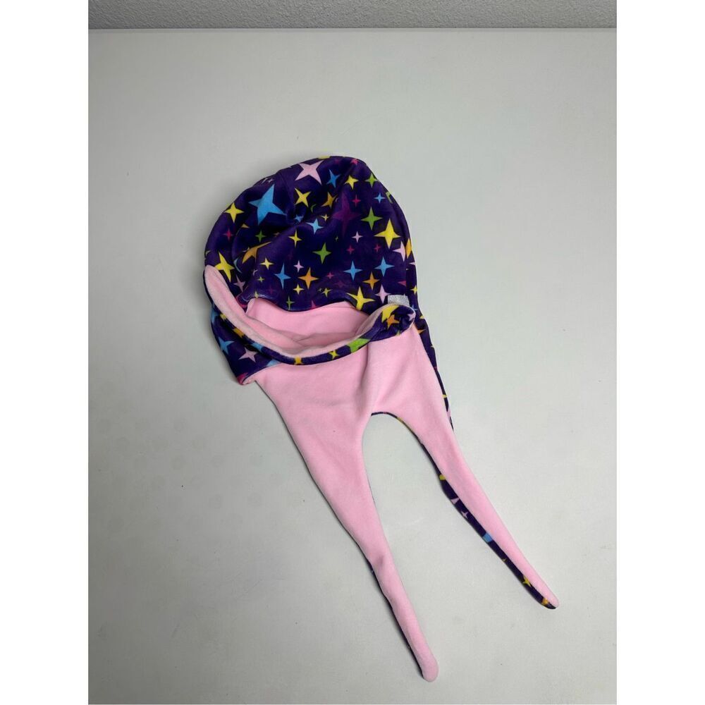 Fleece Baby Hat Stars Pattern OS